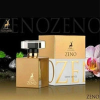 Zeno by Maison Alhambra para mujer es un agua de perfume que ofrece una fragancia floral amaderada ideal para el verano