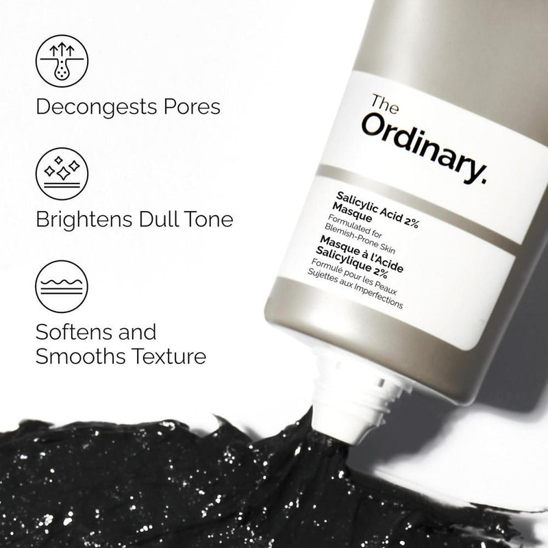 The Ordinary Mascarilla Ácido Salicílico 2% Con Carbón Y Arcilla 50ml