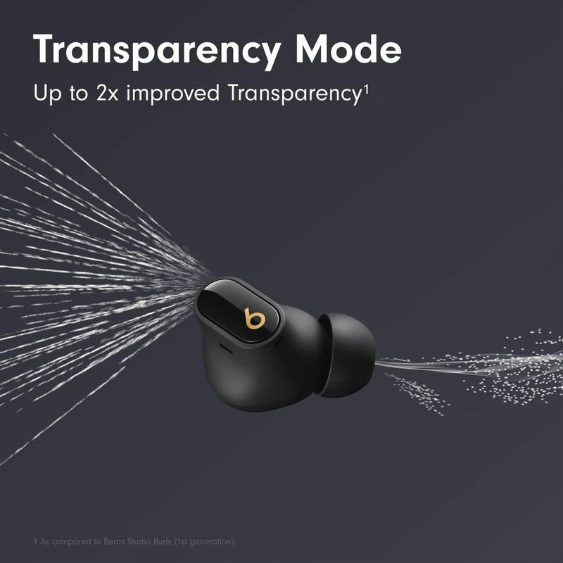 Beats Studio Buds + Color: Black / Gold ( Open Box)