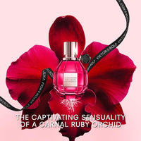 Viktor&Rolf Flowerbomb Ruby Orchid Eau de Parfum - Perfume Femenino Floral Afrutado con Vainilla y Melocotón