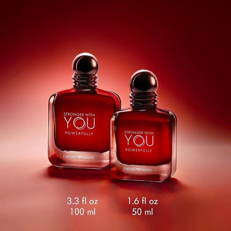 Armani Beauty - Más fuerte contigo poderosamente - Fragancia cálida y picante para hombre con castaño y cereza dulce