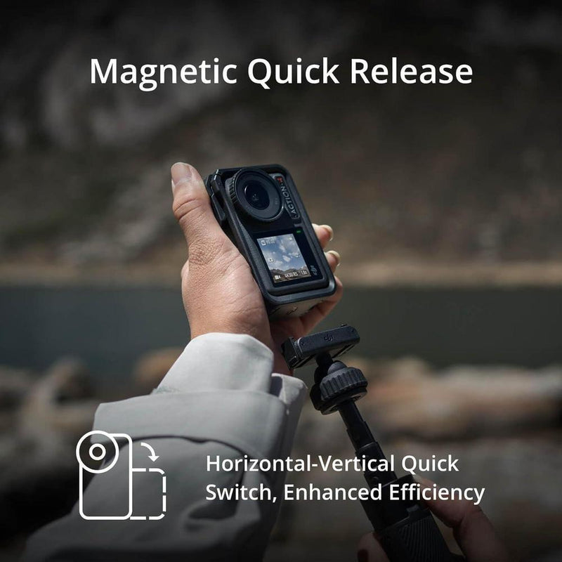 Cámara de acción DJI Osmo Action 4 Combo estándar, 4K/120 fps, sensor 1/1.3 pulgadas, imágenes en baja luz, color 10 bits, D-Log M
