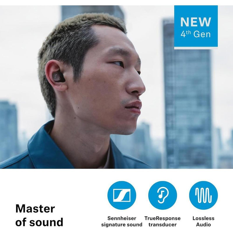 Auriculares Sennheiser MOMENTUM True Wireless 4 Bluetooth ANC 30 Horas Blanco