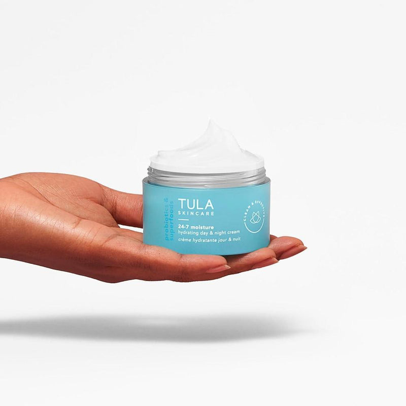 TULA Skin Care Crema Hidratante Día Y Noche 24-7 Con Extractos De Sandía Y Manzana