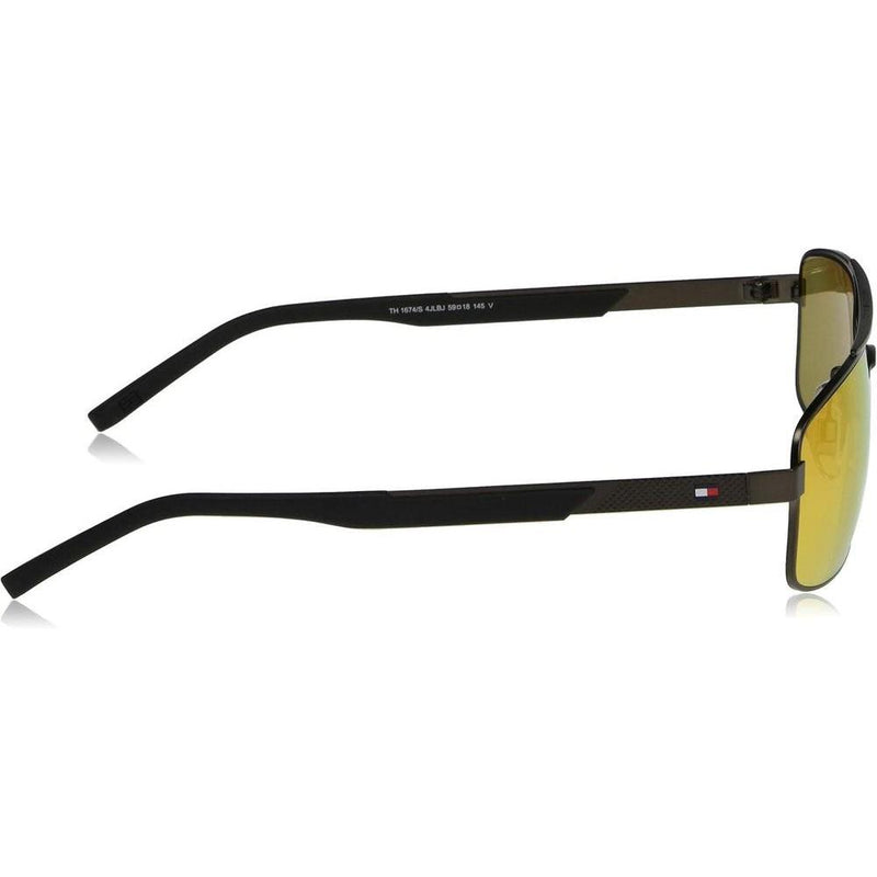 Tommy Hilfiger TH1674/S 4JL Lentes de Sol Rectángulo en Tono Plateado