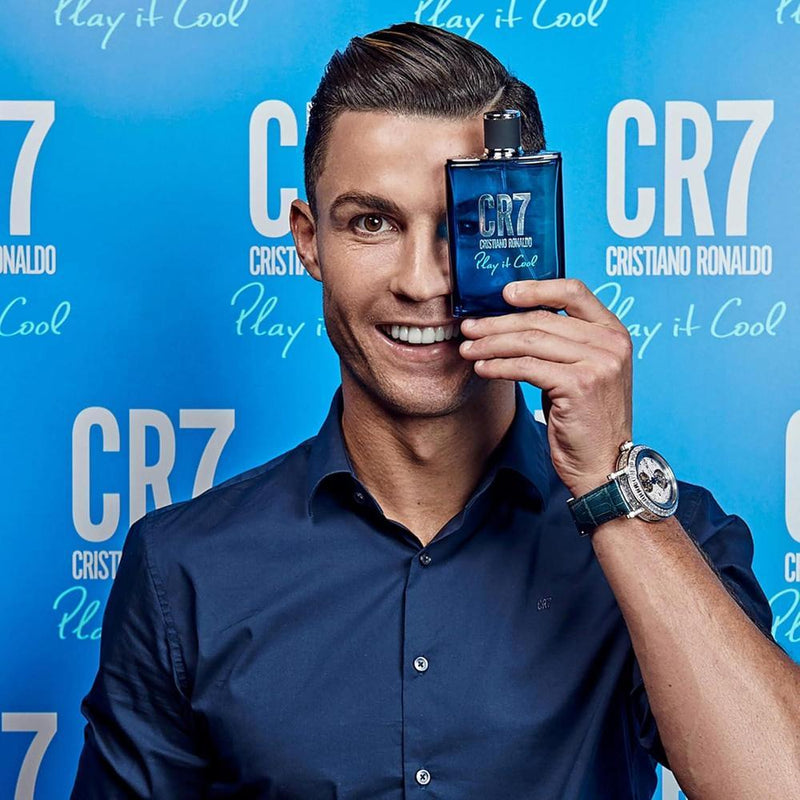 Play It Cool de Cristiano Ronaldo para hombres - Juego de regalo con EDT, gel de ducha y spray corporal