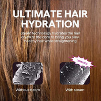 Wavytalk Pro Steam Cepillo Alisador 3 en 1, Vapor Reduce Daño, Nutre y Acelera Alisado, Compatible Voltaje Universal