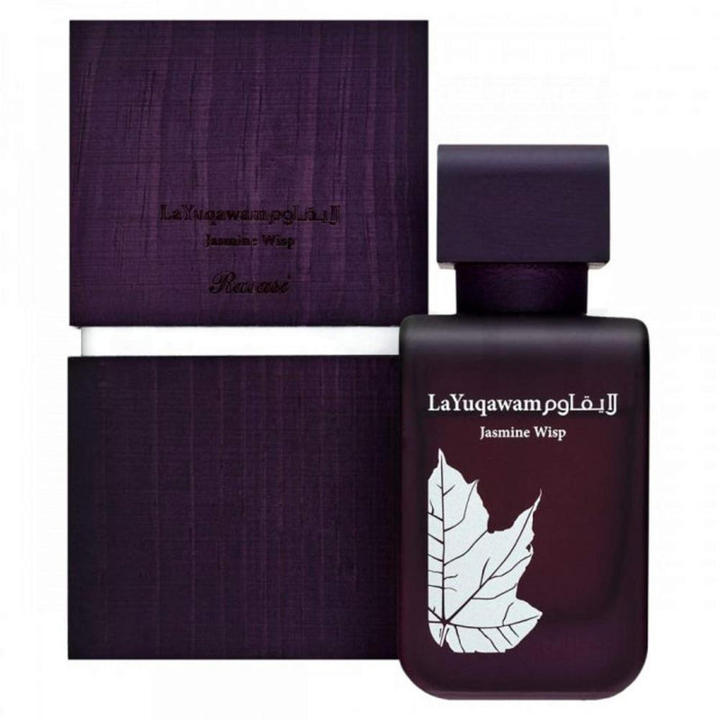 RASASI La Yuqawam Jasmine Wisp - Eau de Parfum premium para mujer, fragancia árabe de larga duración y frescura diaria