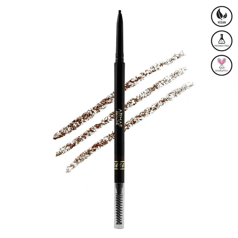 Armaf Beauté Precision Brow Definer para cejas, fácil de mezclar y larga duración. Acabado natural y resistente al agua