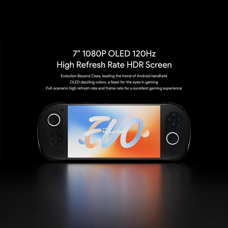 AYA NEO Pocket EVO - Consola de juegos Android con 16GB RAM, 1TB almacenamiento, pantalla OLED, Snapdragon G3x Gen 2