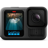 GoPro HERO13 Negro con accesorios: incluye controlador flotante, baterías Enduro, soportes adhesivos, MicroSD 64GB, funda