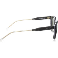 Tommy Hilfiger Gafas de sol unisex para adultos TH1352/S, diseño rectangular con marco de plástico negro mate completo