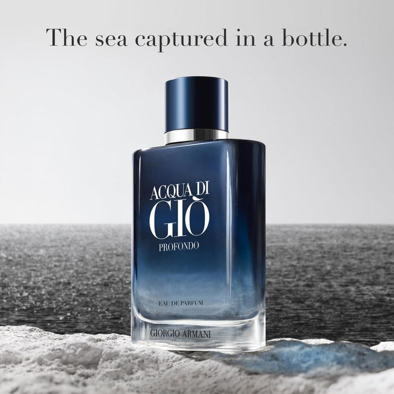 Acqua di Giò Profondo Eau de Parfum, colonia para hombre con aroma fresco de mandarina, lavanda y cedro