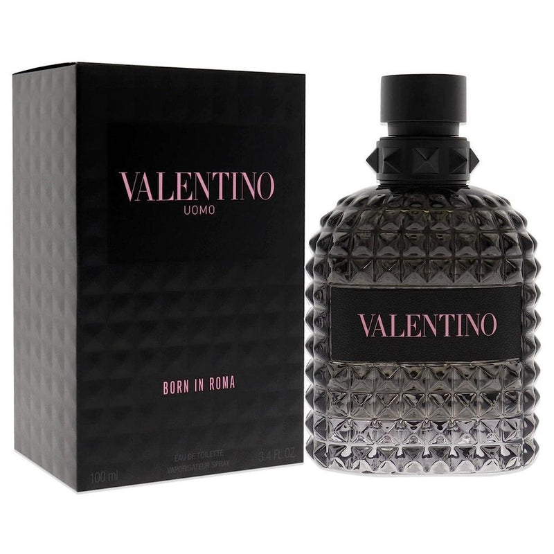 Valentino Uomo Born In Roma EDT espray para hombre, fragancia de larga duración, amaderada y sofisticada