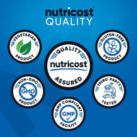 Monohidrato de creatina Nutricost, 100 porciones de monohidrato de creatina pura