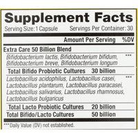 Renew Life Última Flora Probiótica Cuidado Extra, Suplemento de Salud Digestiva e Inmunológica Sin Lácteos, Soya, Gluten
