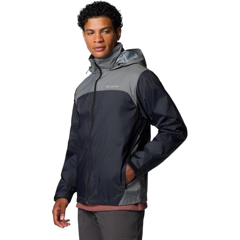 Chaqueta Impermeable Columbia para Hombre Glennaker Lake II con Capucha Plegable y Bolsillos