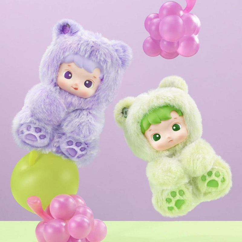 POP MART HACIPUPU Caja ciega colgante de peluche de vinilo, figuras de acción aleatorias, juguetes coleccionables