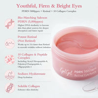 Parches Para Ojos GrlGrl PDRN 5000ppm 60 Unidades