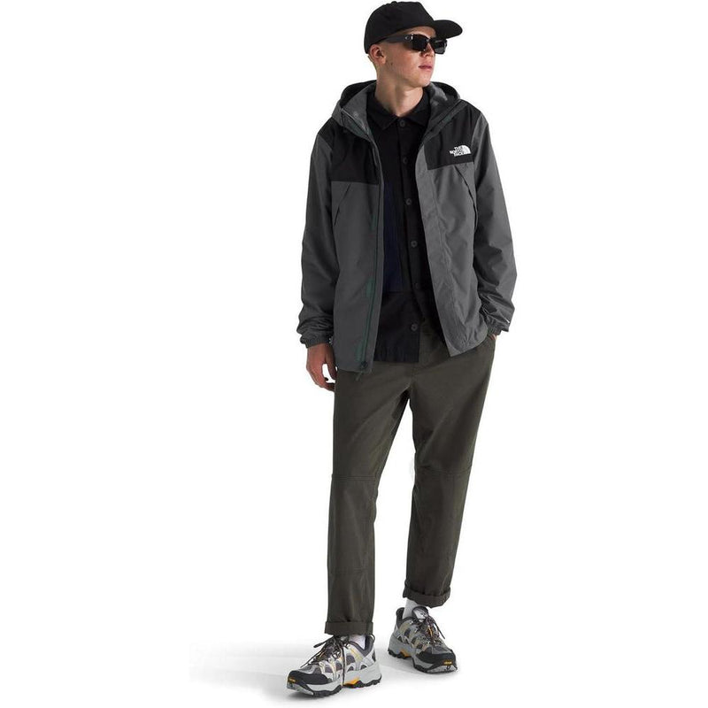 THE NORTH FACE Chaqueta impermeable Antora para hombre, tejido reciclado, capucha ajustable, ideal para el aire libre