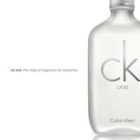 Calvin Klein CK One Eau de Toilette Unisex Citrus Fragrance with Green Tea, Bergamot, Cardamom, Violet & Amber