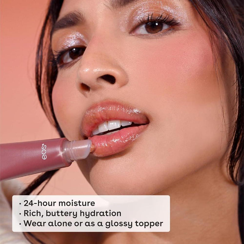 Eos Holiday Super Bálsamo con Color Salted Caramel Lip Tint 0.35oz