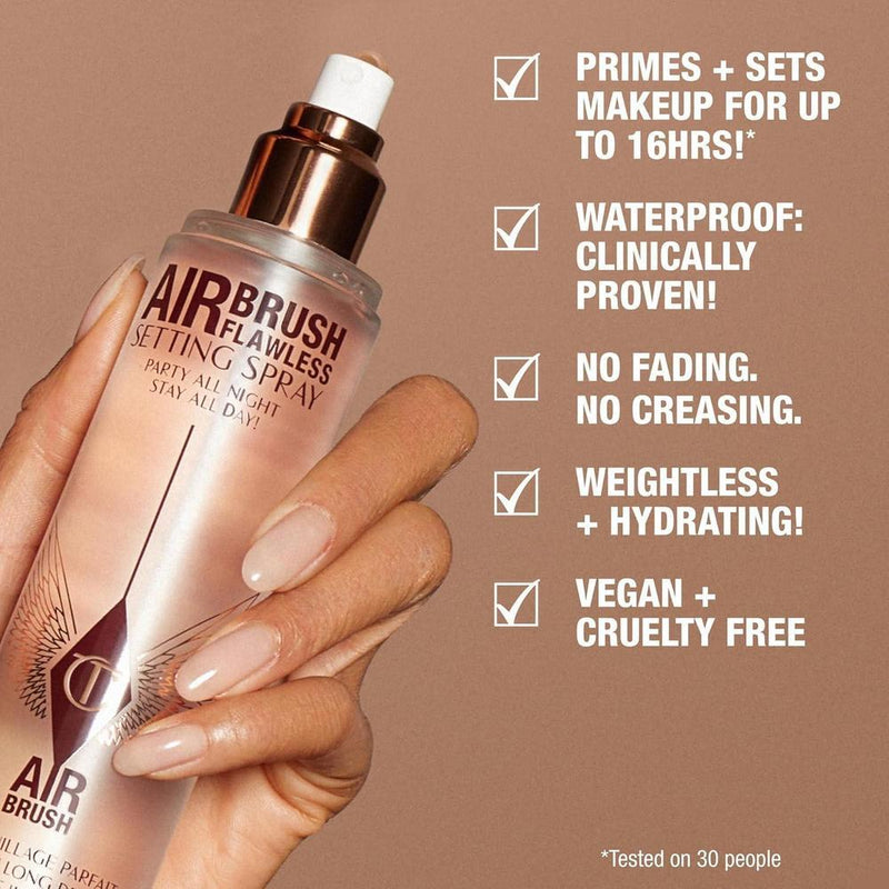 Airbrush Flawless Spray Fijador, Bruma Hidratante Ultra-Fina