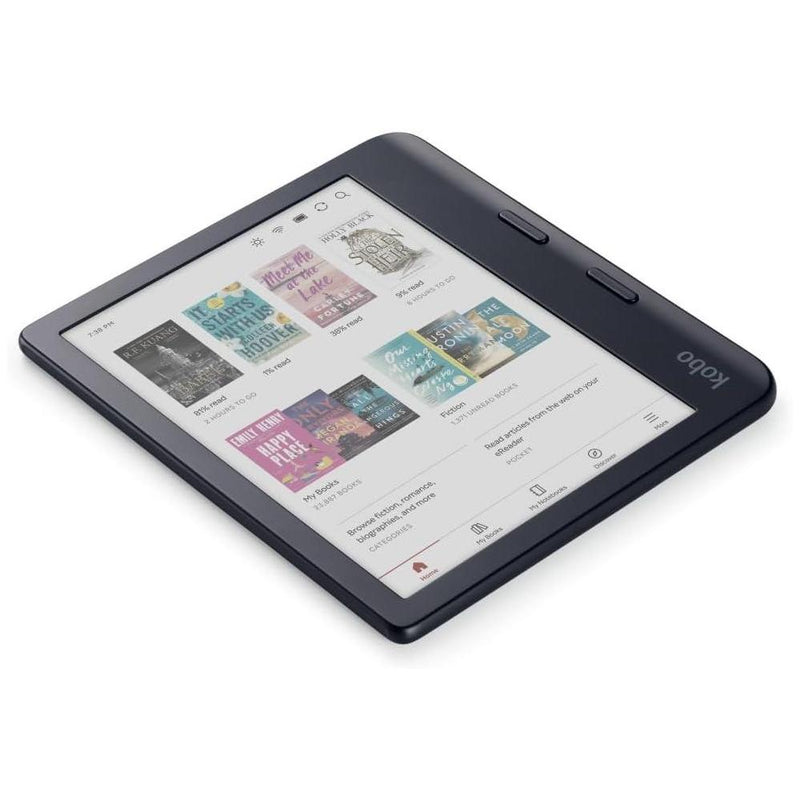 Kobo Libra Colour eReader con Pantalla Kaleido 3 E Ink a Color, Modo Oscuro, Resistente al Agua y Audiolibros