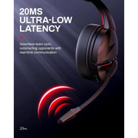 Auriculares inalámbricos Acer para juegos con batería de 100 horas, micrófono claro y controladores dinámicos