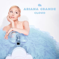 Ariana Grande Cloud Eau de Parfum, fragancia cálida gourmand con notas de lavanda, coco, vainilla y pera para mujeres