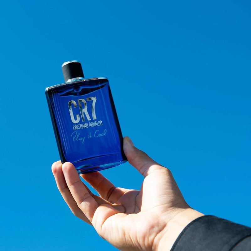 Play It Cool de Cristiano Ronaldo para hombres - Juego de regalo con EDT, gel de ducha y spray corporal