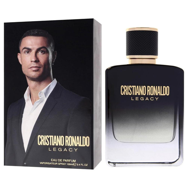 Legacy by Cristiano Ronaldo para Hombres, fragancia de larga duración con notas audaces y masculinas