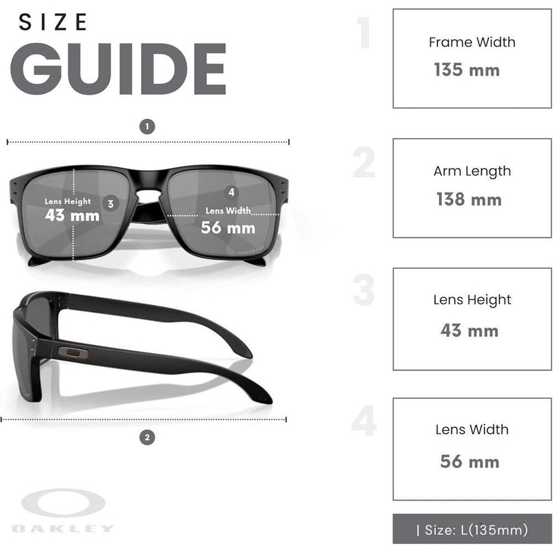 Oakley Holbrook Asian Fit - Gafas de sol hombre con kit de cuidado y correa de seguridad incluidas para mayor protección