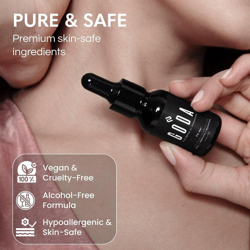 GODA Perfume de feromonas para mujer con fragancia duradera a jazmín y rosa, vegano, libre de crueldad