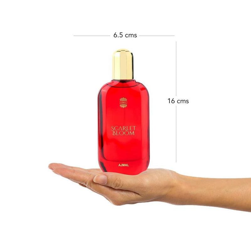 Ajmal Scarlet Bloom EDP para mujer, fabricado en Dubai, fragancia floral rosa Eau de Parfum