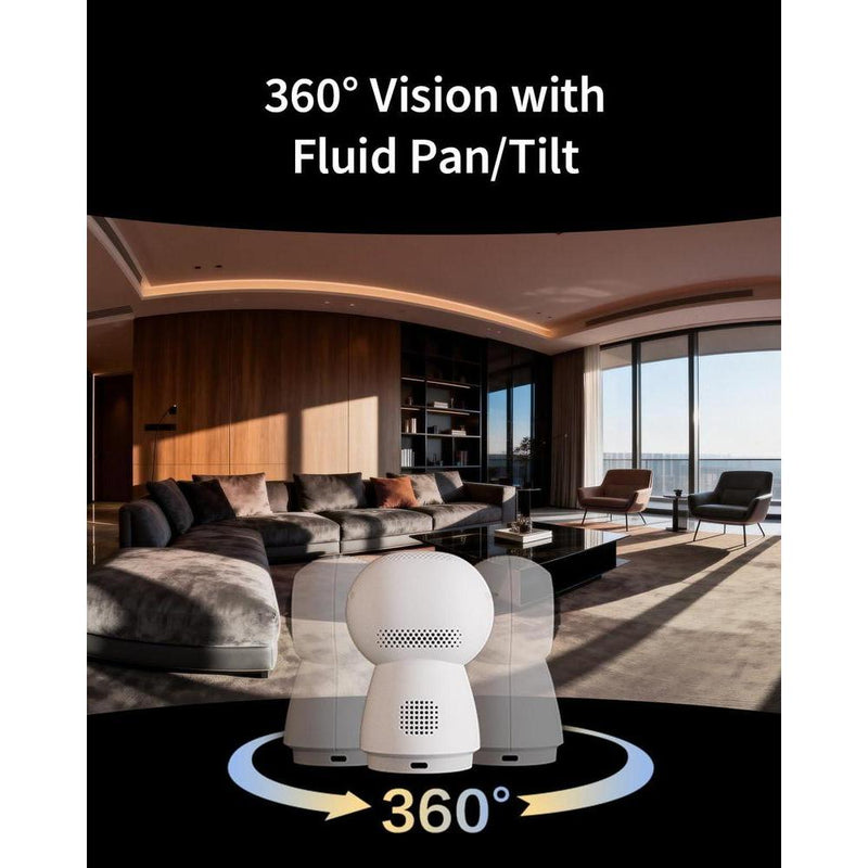 Aqara Hub cámara 4K UHD doble lente G350 para interior con zoom 9X, AI, HomeKit, Alexa, Google Home, SmartThings