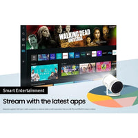 Proyector Samsung Freestyle FHD HDR portátil con sonido 360 y Alexa, ideal para cine en casa, uso interior y exterior
