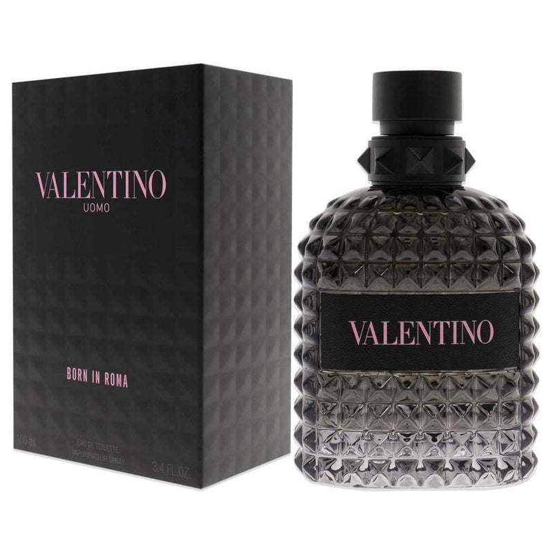 Valentino Uomo Born In Roma EDT espray para hombre, fragancia de larga duración, amaderada y sofisticada
