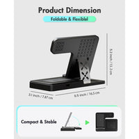 Estación de carga inalámbrica para iPhone: soporte de cargador 3 en 1 para múltiples dispositivos Apple iPhone, Watch, AirPods y Ultra Series