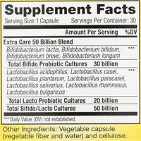 Renew Life Última Flora Probiótica Cuidado Extra, Suplemento de Salud Digestiva e Inmunológica Sin Lácteos, Soya, Gluten