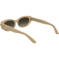 Calvin Klein Gafas de Sol Mujer CK25502S Beige Opalino Lente Marrón Gradiente
