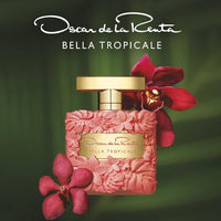 Oscar de la Renta Bella Tropicale Eau de Parfum, fragancia floral de larga duración para mujeres