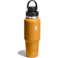 Hydro Flask Botella de Viaje con Tapa Flexible y Aislamiento de Doble Pared, Color Fossil