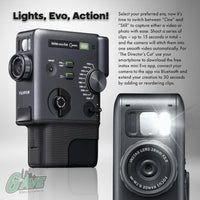 Paquete Fujifilm Instax Mini Evo Híbrida, Cámara Instantánea 3 en 1 con Bluetooth y Efectos Vintage