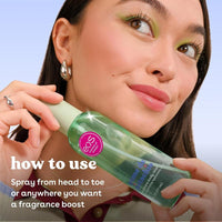 Rocío corporal Crema de Pistacho de eos, fragancia hidratante y vegana para cuerpo, cabello y ropa