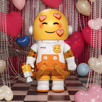 POP MART MEGA Space Molly 100% × Serie Emoji, figuras sorpresa de diseño aleatorio para colección y decoración