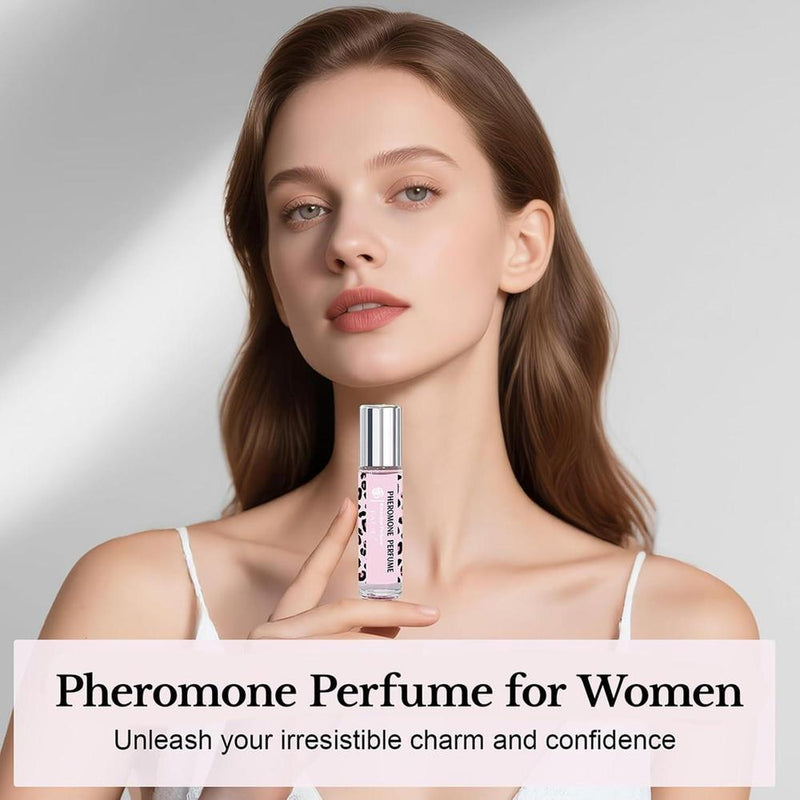 Perfume con feromonas para mujeres de larga duración, aceite de perfume roll on con aroma dulce y atractivo