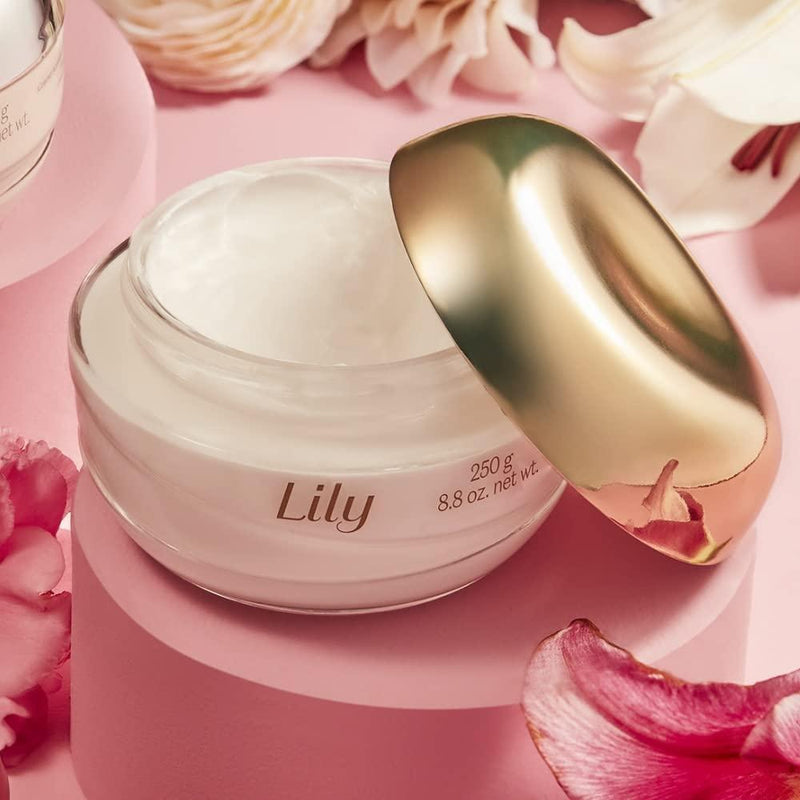 O Boticário Lily Satin Crema Hidratante Corporal Perfumada para Piel Seca con Manteca de Karité y Vitamina E
