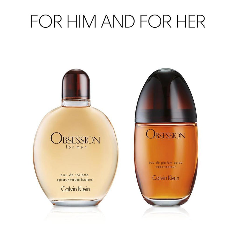 Calvin Klein Obsession for Men Eau de Toilette con bergamota, lavanda y almizcle, fragancia masculina de lujo y larga duración