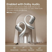 Shokz Auriculares De Oreja Abierta Openfit 2+, 48H Reproducción, IP55 Resistente Al Agua, Negro